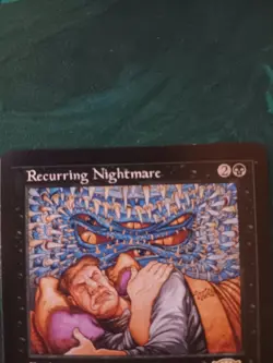 MTG Magic: The Gathering - Exodus - 1x Rare Recurring Nightmare - LP - Image 2