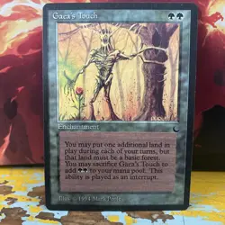MTG Gaea's Touch The Dark X1 NM - Image 1