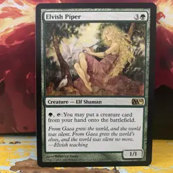 MTG Elvish Piper Core Set 10 X1 NM - Image 1