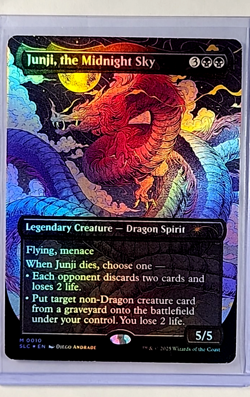 MTG Magic the Gathering SLC Secret Lair Countdown Foil 10 Junji the Midnight Sky - Image 1