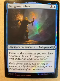 MTG 1x FOIL Dungeon Delver Commander Battle for Baldur's Magic Gathering x1 NM - Image 1