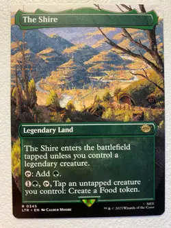 MTG 1x BORDERLESS The Shire # 345 Lord of the Rings Magic the Gathering x1 NM - Image 1