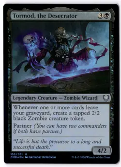 Tormod, the Desecrator CMR 155 Magic: The Gathering Foil UC NM - Image 1