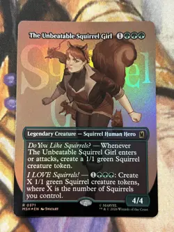 The Unbeatable Squirrel Girl (Borderless) #0371 Marvel Super Heroes Foil - NM 🔥 - Image 1