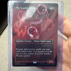 The Scarlet Witch (Borderless) Marvel Super Heroes Foil - Image 2