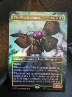 MTG The Wise Mothman (Foil) Secret Lair x Fallout: Rad 2455 NM Magic - Image 1