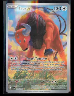 Tauros 096/086 Holo Illustration Rare Chaos Rising Pokemon Holo Near Mint - Image 1