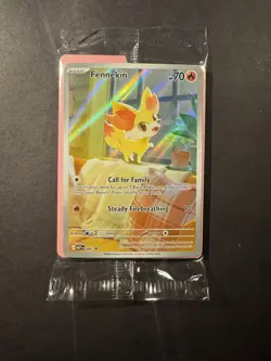 Pokemon Fennekin 080 Black Star PROMO Sealed Chaos Rising - Image 1