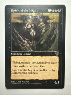 Spirit of the Night Mirage Regular 1996 Magic: The Gathering Card MP - Image 1