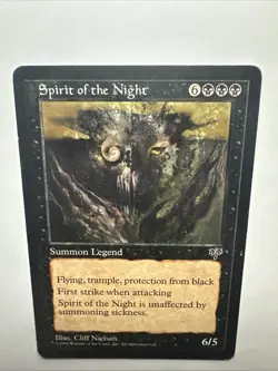 Spirit of the Night Mirage Regular 1996 Magic: The Gathering Card MP - Image 2