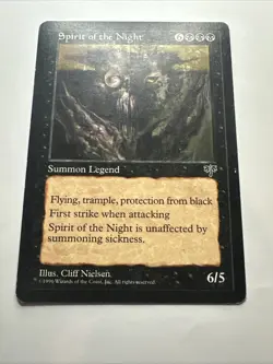 Spirit of the Night Mirage Regular 1996 Magic: The Gathering Card MP - Image 3
