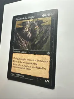 Spirit of the Night Mirage Regular 1996 Magic: The Gathering Card MP - Image 5