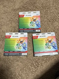 Pokemon TCG First Partner Illustration Collection Series 1 (3 Boxes) - Image 2