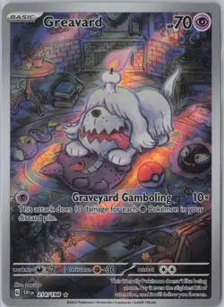 Greavard 214 Illustration Rare 198 NM Scarlet & Violet - Image 1