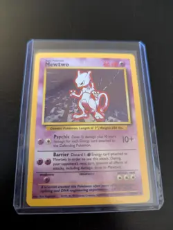 Mewtwo Base Set Holo 10/102 1999 English Vintage Pokemon TCG - Image 5