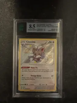 Pokemon Card - Cinccino Shiny - SV094/SV122 - Shining Fates - 2021 - MNT 8.5 - Image 1