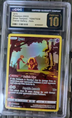 Pokemon 2022 Jynx TG04/TG30 Sword & Shield - Silver Tempest -CGC 10 PRISTINE - Image 1