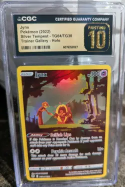 Pokemon 2022 Jynx TG04/TG30 Sword & Shield - Silver Tempest -CGC 10 PRISTINE - Image 3