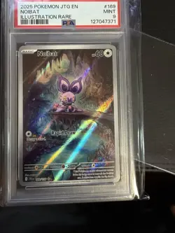 Noibat 169/159 Sv09: Journey Together Holo PSA 9 Pokemon TCG - Image 1