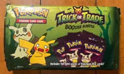 2023 Pokemon TCG Trick or Trade Booster Bundle Factory Sealed 50 Packs Halloween - Image 1
