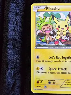Pokemon Pikachu XY95 Black Star Promo MP - Image 2