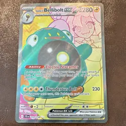 Pokemon TCG Iono's Bellibolt EX 172/159 SV09 Holo Ultra Rare 280HP English - Image 1