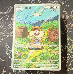 Patrat 152/086 Sv: White Flare Illustration Rare Holo English 60HP - Image 1