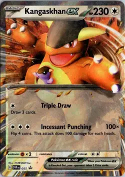 KANGASKHAN EX 055 HOLO PROMO SCARLET & VIOLET PROMO POKEMON LP - Image 1
