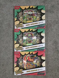 LOT OF 3 Pokemon TCG Mega Evolution: Ascended Heroes ex Box Special Edition - Image 1
