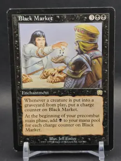 MTG Black Market Mercadian Masques Regular Card English Edition LP Rare! - Image 1