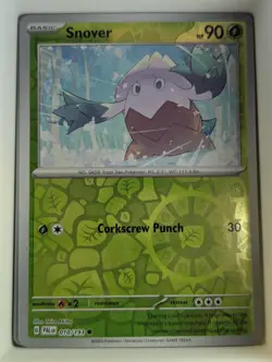 Snover 010/193 Common Paldea Evolved Pokemon Reverse Holo Near Mint - Image 1