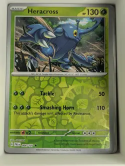 Heracross 006/193 Uncommon Paldea Evolved Pokemon Reverse Holo Near Mint - Image 1