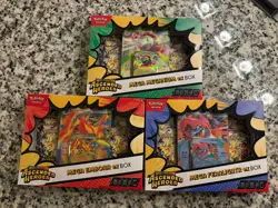Set of 3 Pokemon Mega Evolution Ascended Heroes Ex Boxes - Image 1