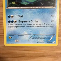 The Pokemon Company Empoleon Rare Regular EN Legendary Treasures 35/113 140 HP - Image 3