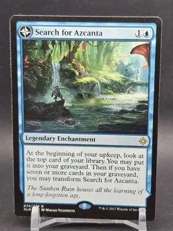 MTG Search for Azcanta - Azcanta, the Sunken Ruin NM Ixalan XLN Magic card - Image 1