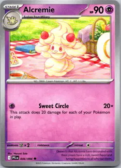 2025 POKEMON ME02 - PHANTASMAL FLAMES ALCREMIE UNCOMMON #44 /094 - Image 1