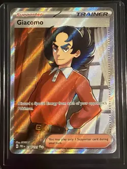 Giacomo 138/131 Pokemon TCG SV: Prismatic Evolutions PRE Holo NM - Image 1
