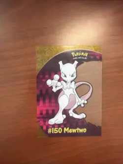 2000 Topps Pokemon TV Animation - PC5 #150 Mewtwo - Clear Card - Image 1