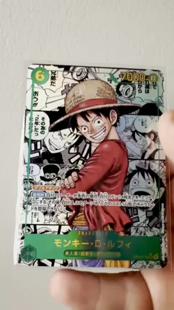 Japanese OP-13 Luffy Manga — One Piece — freshly pulled! - Image 2