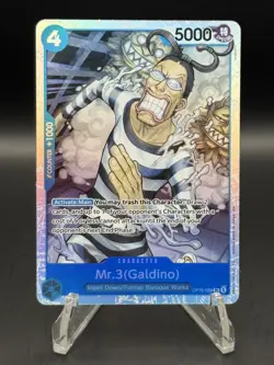 One Piece TCG - Mr.3 (Galdino) (OP16-056) SR Foil - The Time Of Battle - Image 1