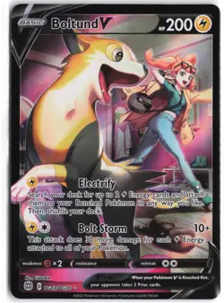 Boltund V TG13/TG30 Holo V Rare Brilliant Stars Trainer Gallery Pokemon NM - Image 1