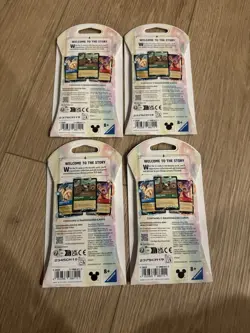 4x Fabled Sleeved Booster Packs New Sealed Disney Lorcana English - Image 2