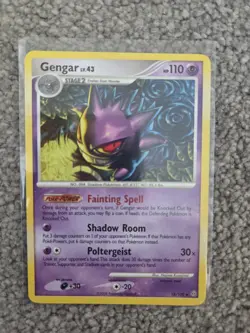 Pokemon TCG Gengar LV.43 18/100 Stormfront RARE NON-HOLO 2008 - Image 1