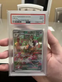 PSA 9 - 2023 POKEMON SVI EN-SCARLET & VIOLET 212 KIRLIA ILLUSTRATION RARE - Image 1