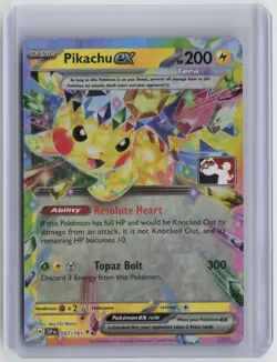 Pikachu ex Double Rare Prize Pack Series Cards 057/191 NM - Image 1