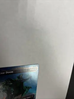 Doctor Doom Borderless Foil Superheroes Card #0336 MTG LP - Image 3