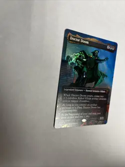 Doctor Doom Borderless Foil Superheroes Card #0336 MTG LP - Image 5