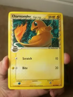 2006 POKEMON EX CRYSTAL GUARDIANS CHARMANDER CARD, 49/100 - Image 1