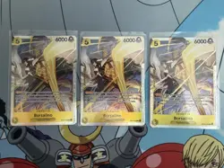 Bandai One Piece Card Game EB04 Borsalino Special Foil EB04-058 3-Card Lot - Image 2