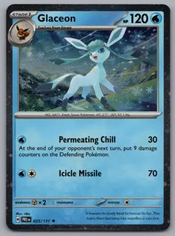 Glaceon - (Cosmos Holo) Holo Rare Miscellaneous Cards & Products 025/131 NM - Image 1
